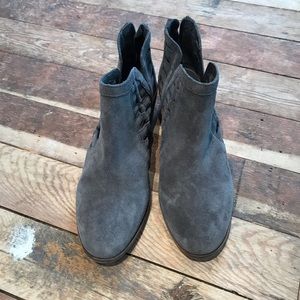 Vince Camuto Suede Peera Cutout Booties